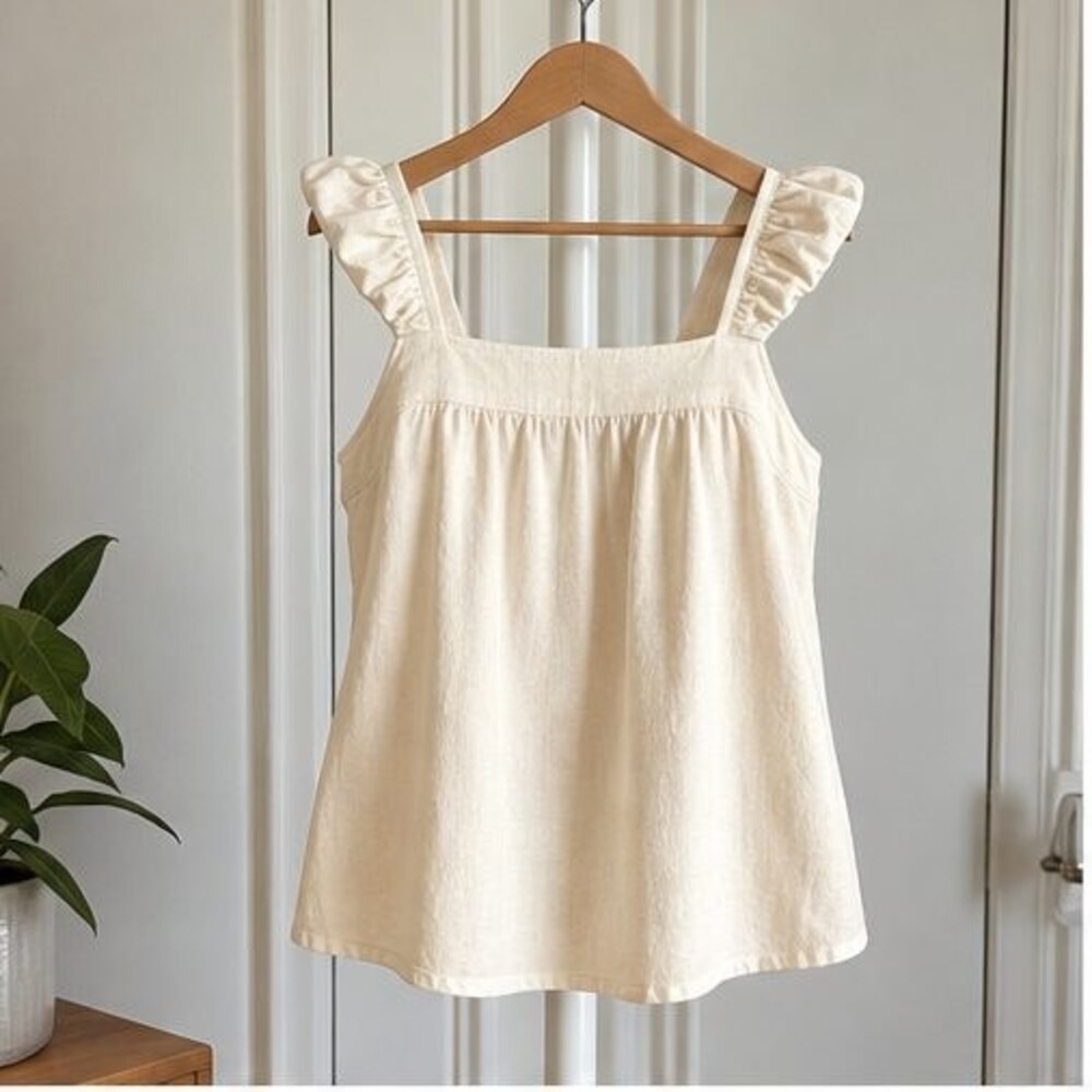 Cream Puff Sleeve Top